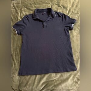 MICHAEL KORS MEN’s  Classic Polo Shirt BLACK Size Small Pre Owned